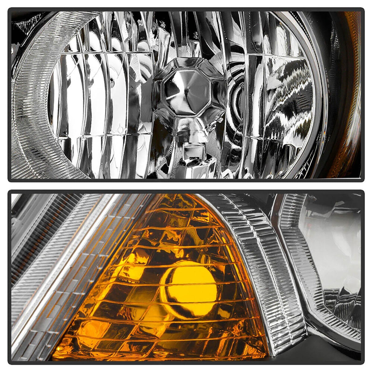 Headlights with Amber Reflector Y661