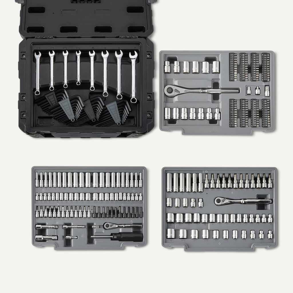 287-Piece Mechanic Socket Set with 3-Drawer Case B7616