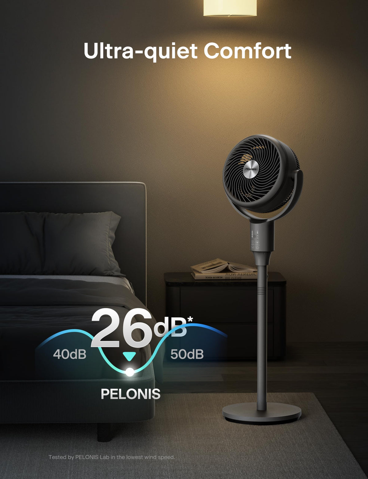 Grey Pedestal Fan O249