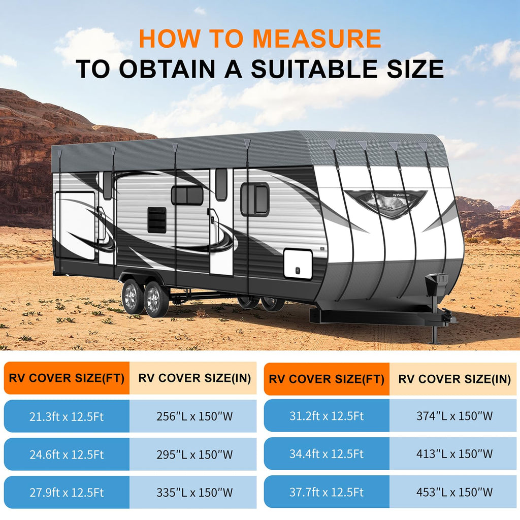Heavy Duty Waterproof RV Roof Cover D22119