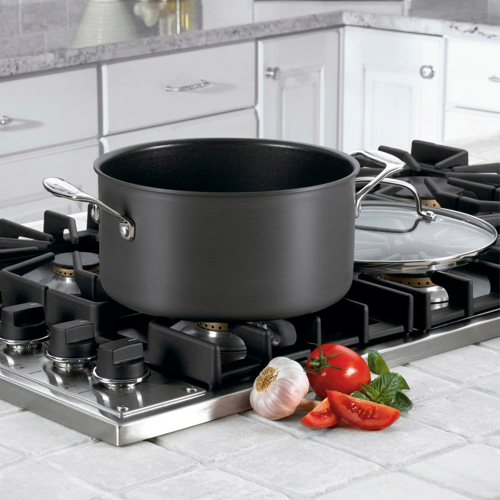 6-Quart Nonstick Hard-Anodized Stockpot with Cover Q3302