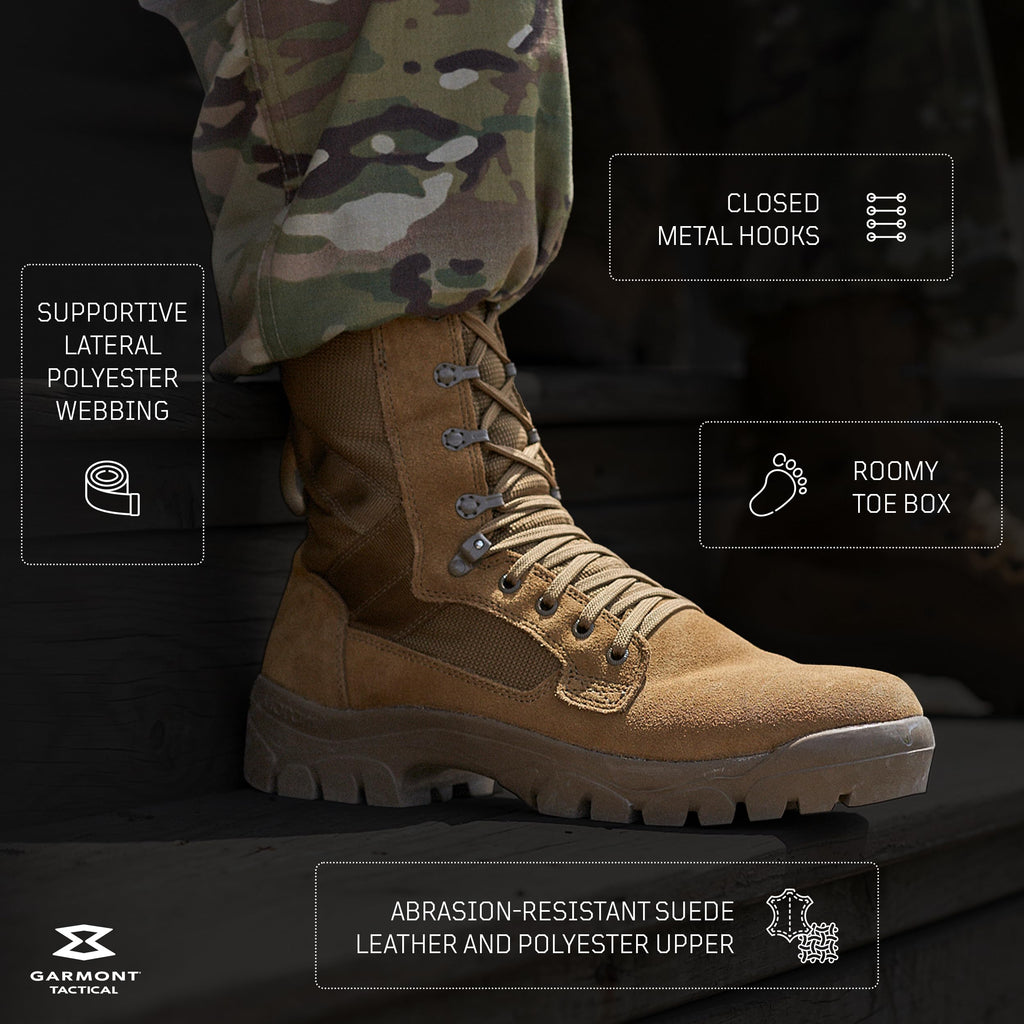 Suede Combat Boots Z266