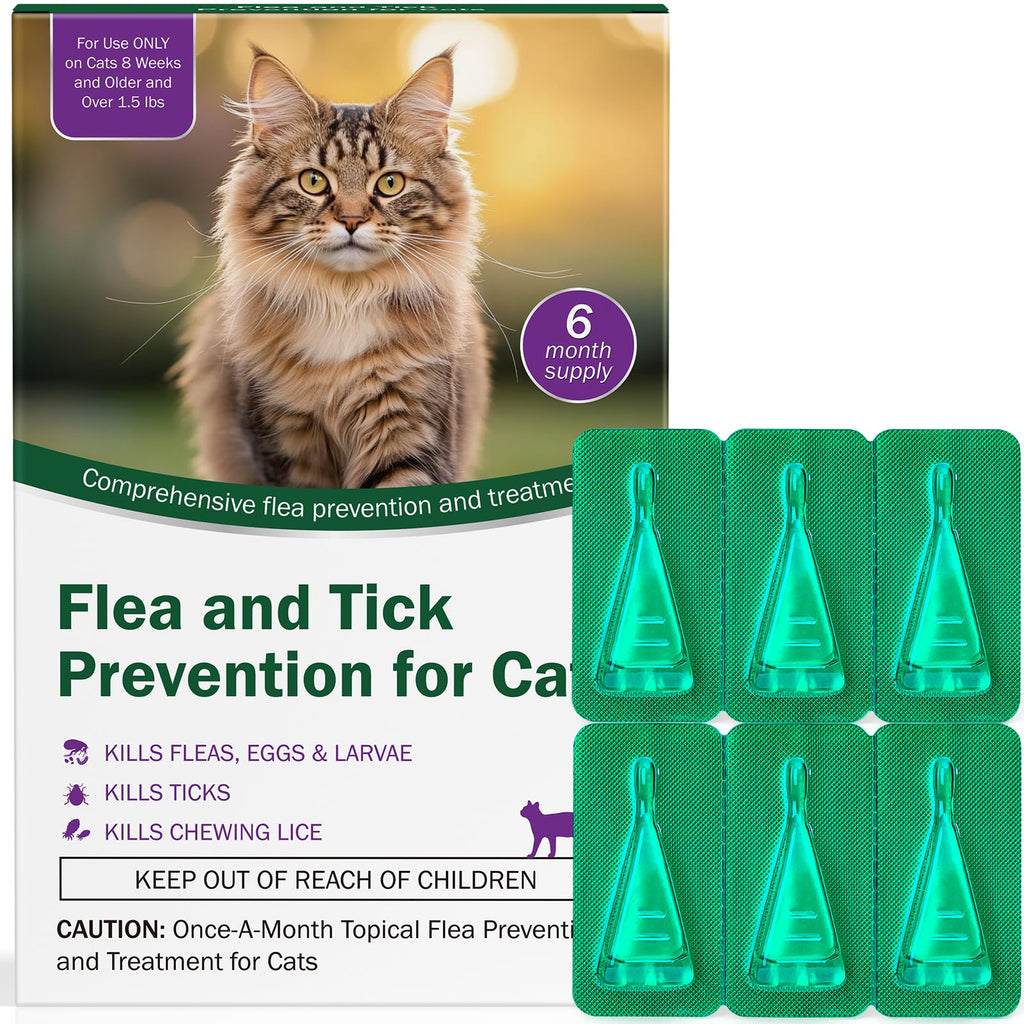 Flea and Tick Prevention for Cats Over 1.5 lbs G70277