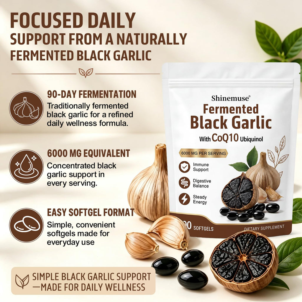 Black Garlic Extract 300 Softgels E1439