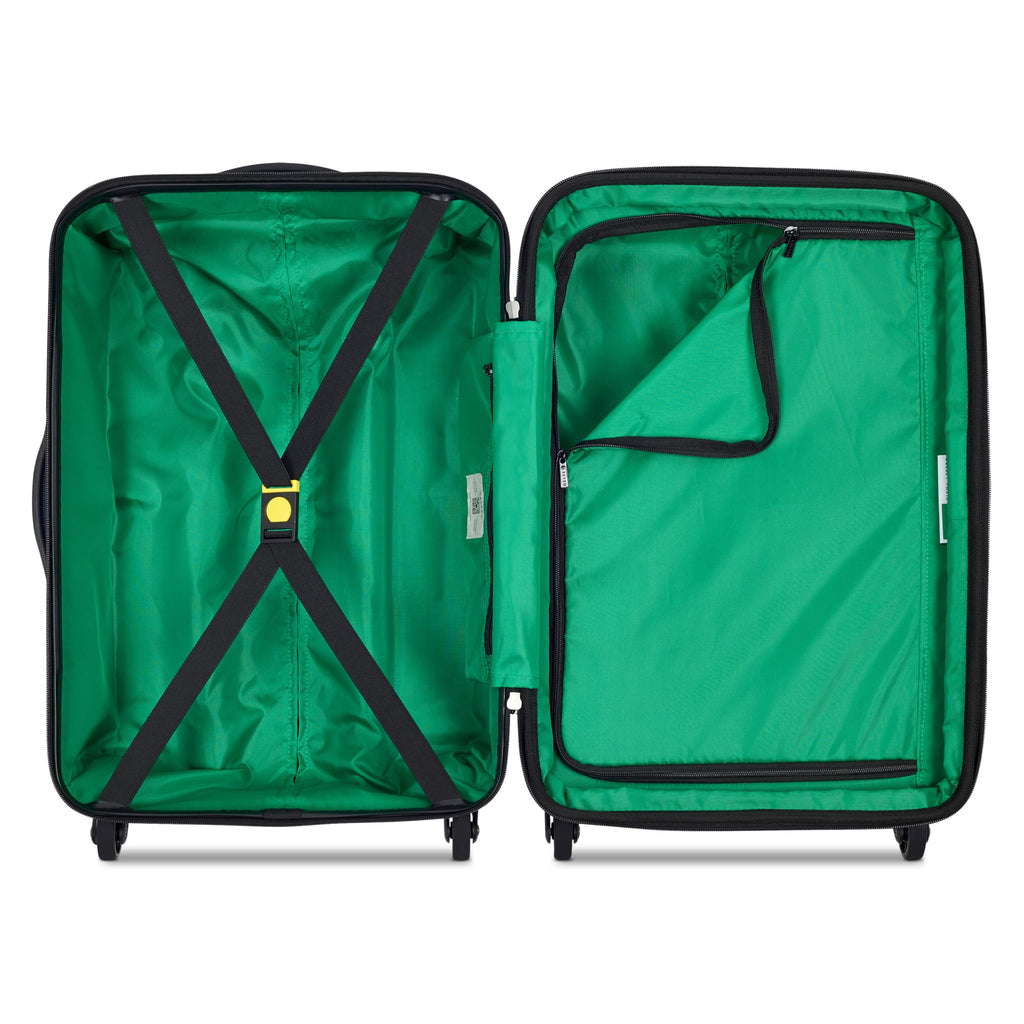 Green Carry-On 20 Inch Hardside Expandable Luggage with Spinner Wheels W40892