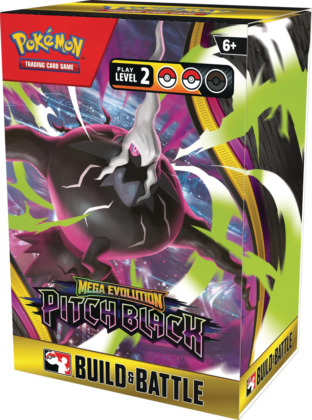 Pokémon Tcg: Mega Evolution—pitch Black Build & Battle Box G7774