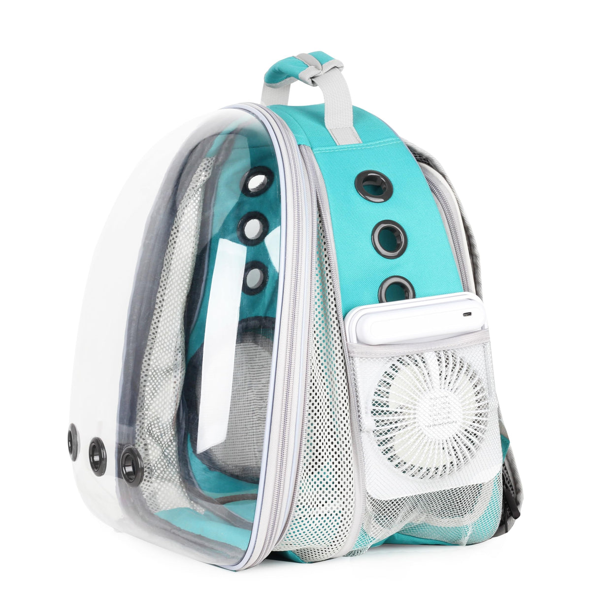 Expandable Cat Backpack with Mini Fan B390204
