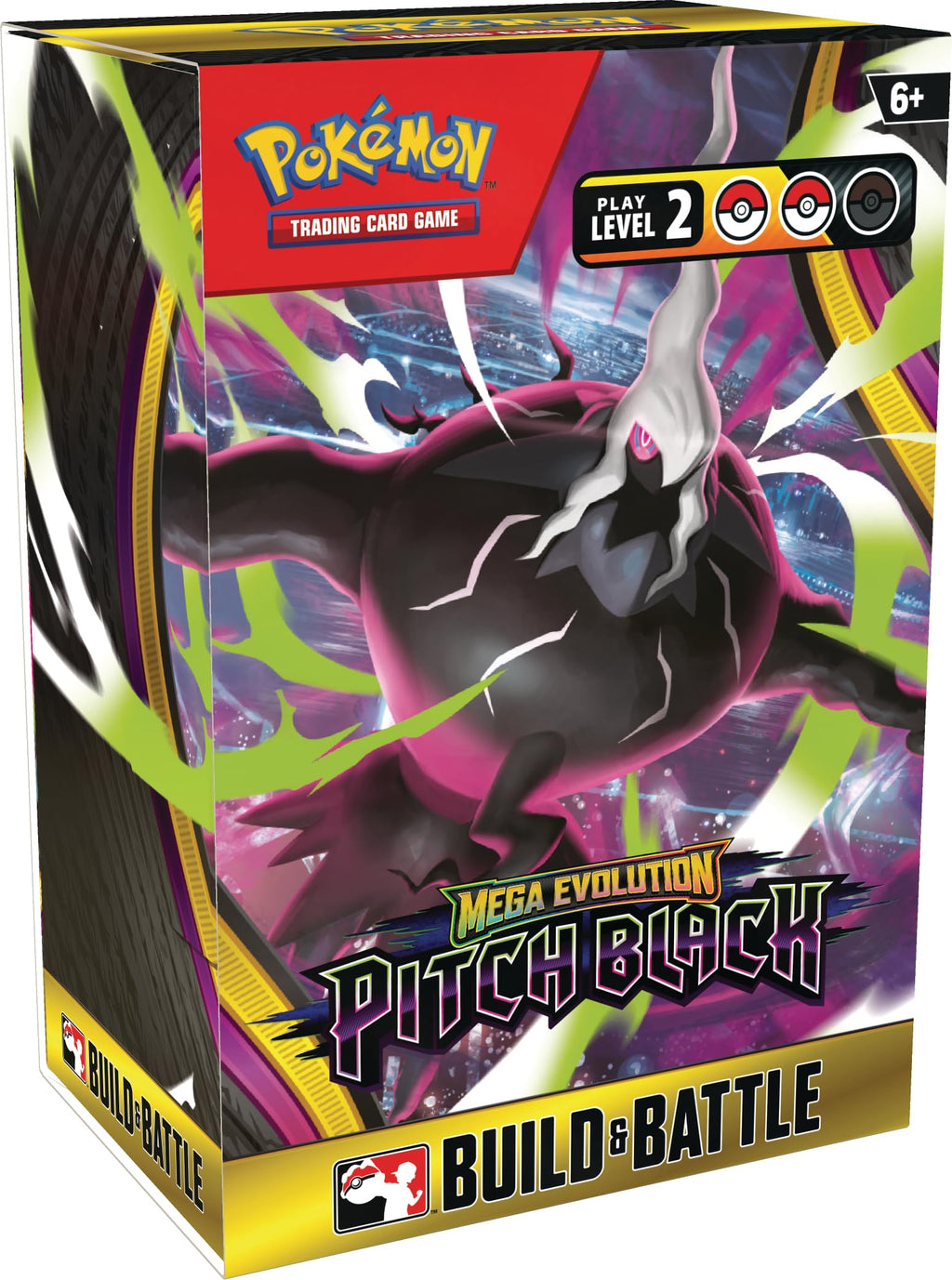 Pokémon Tcg: Mega Evolution—pitch Black Build & Battle Box G7774