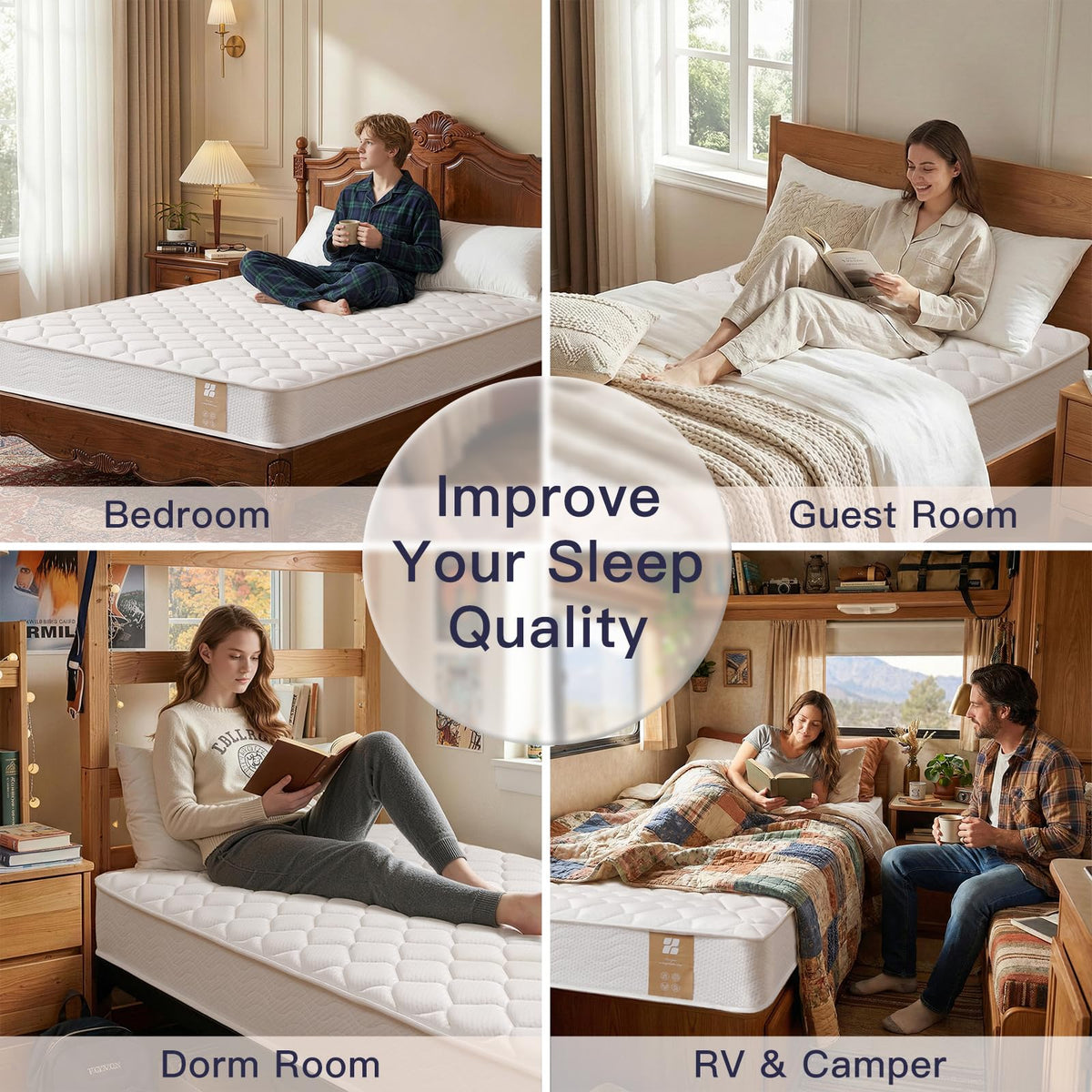 6 Inch Twin Mattress with Bonnell Spring Q788287