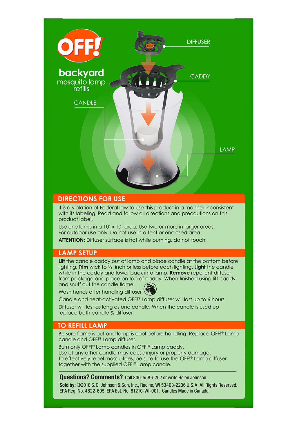 Mosquito Lamp Refill J352276