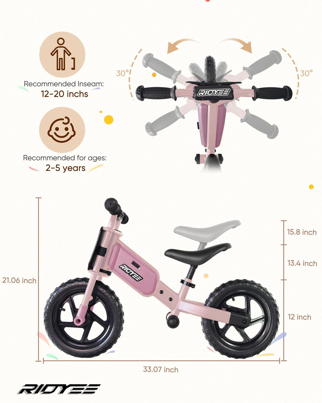 Toddler Balance Bike W1381