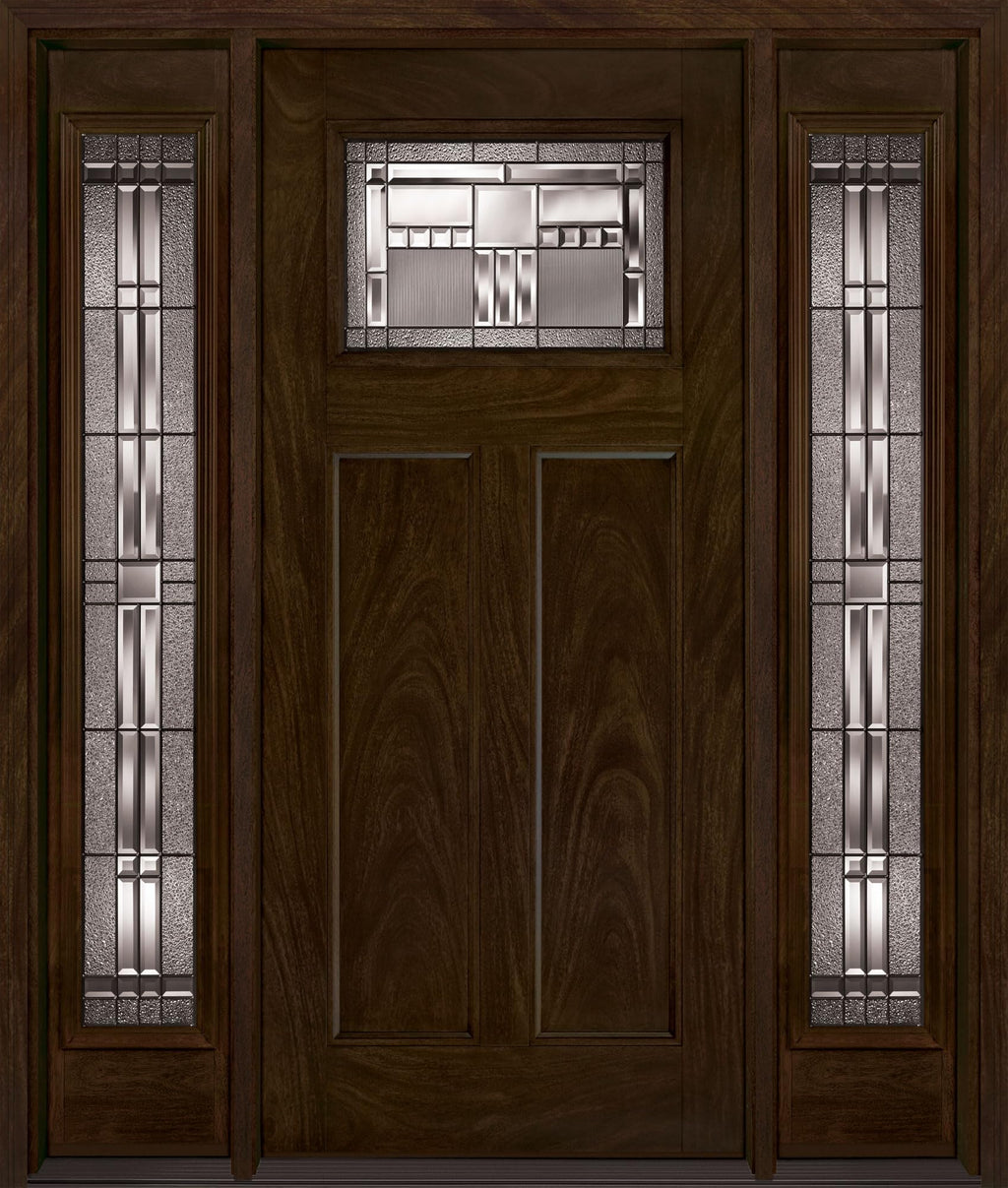 Fiberglass Front Entry Door 36" x 80" with Sidelite S99134
