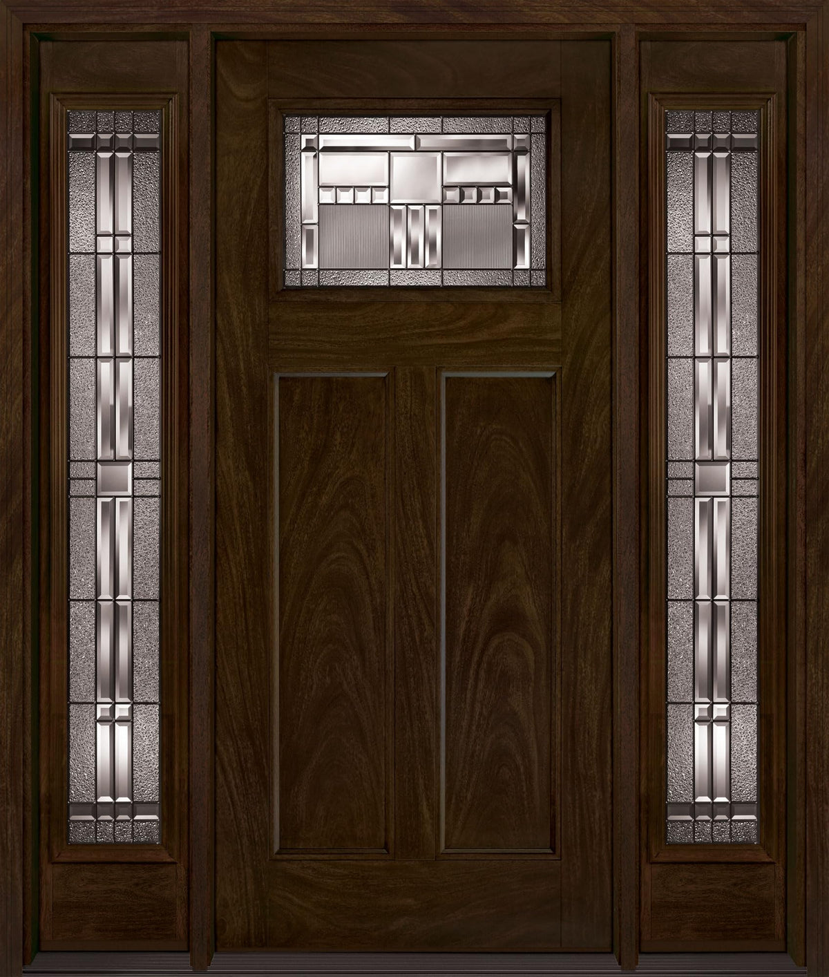 Fiberglass Front Entry Door 36" x 80" with Sidelite S99134
