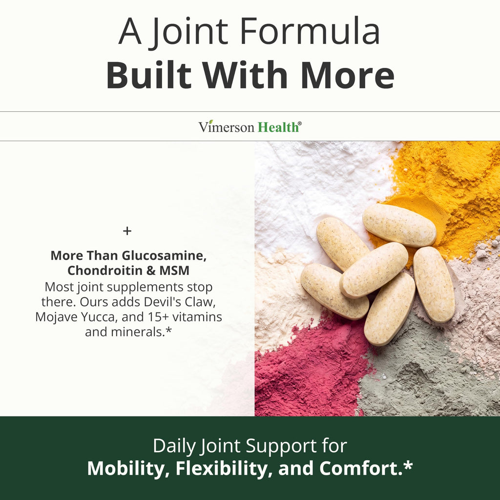 Glucosamine Chondroitin MSM Joint Supplements 60 Tabs V909