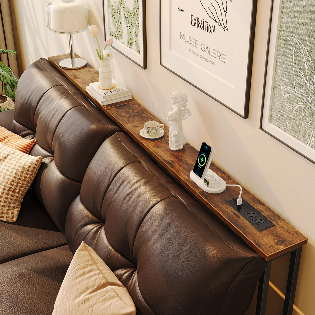 70.8 Inch Console Table with Charging Station H5542