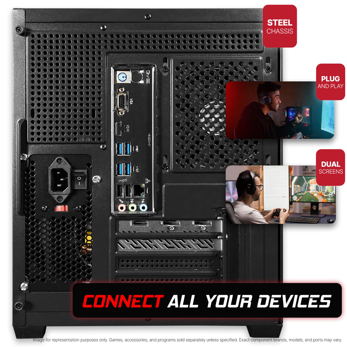 Intel Core i5-12400F GeForce RTX 3050 16GB DDR4 512GB NVMe SSD Gaming PC Z75802