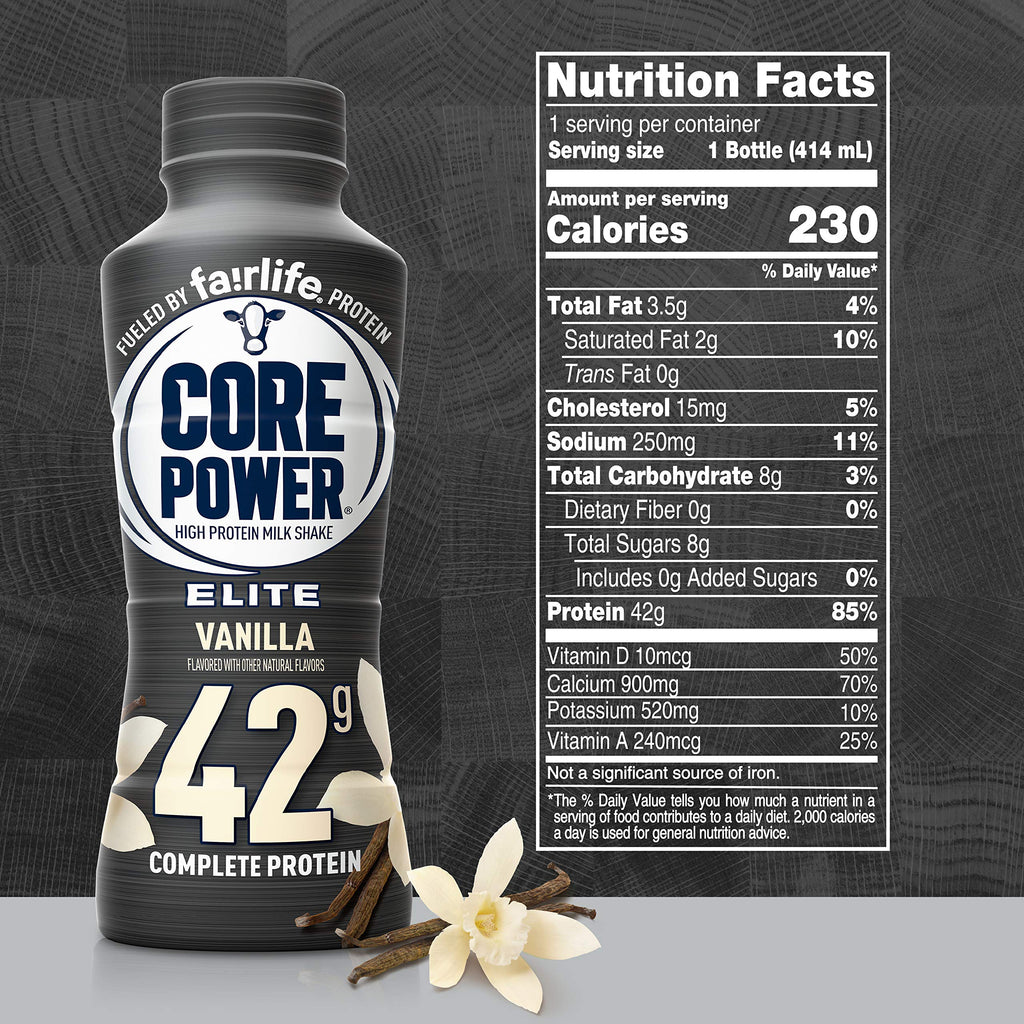42g High Protein Milk Shake Vanilla 14 Fl Oz X808718