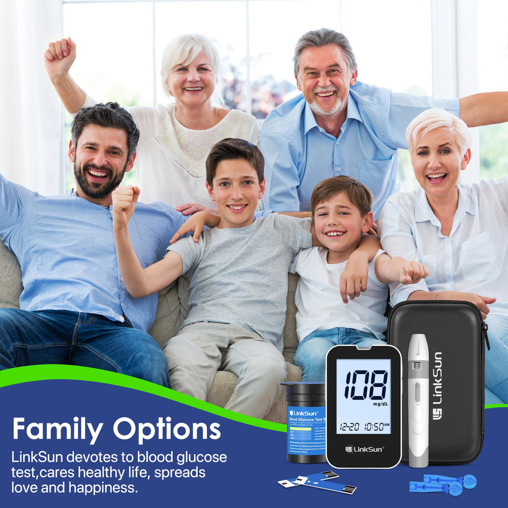Blood Sugar Testing Kit, 100 Strips & Lancets Y739522