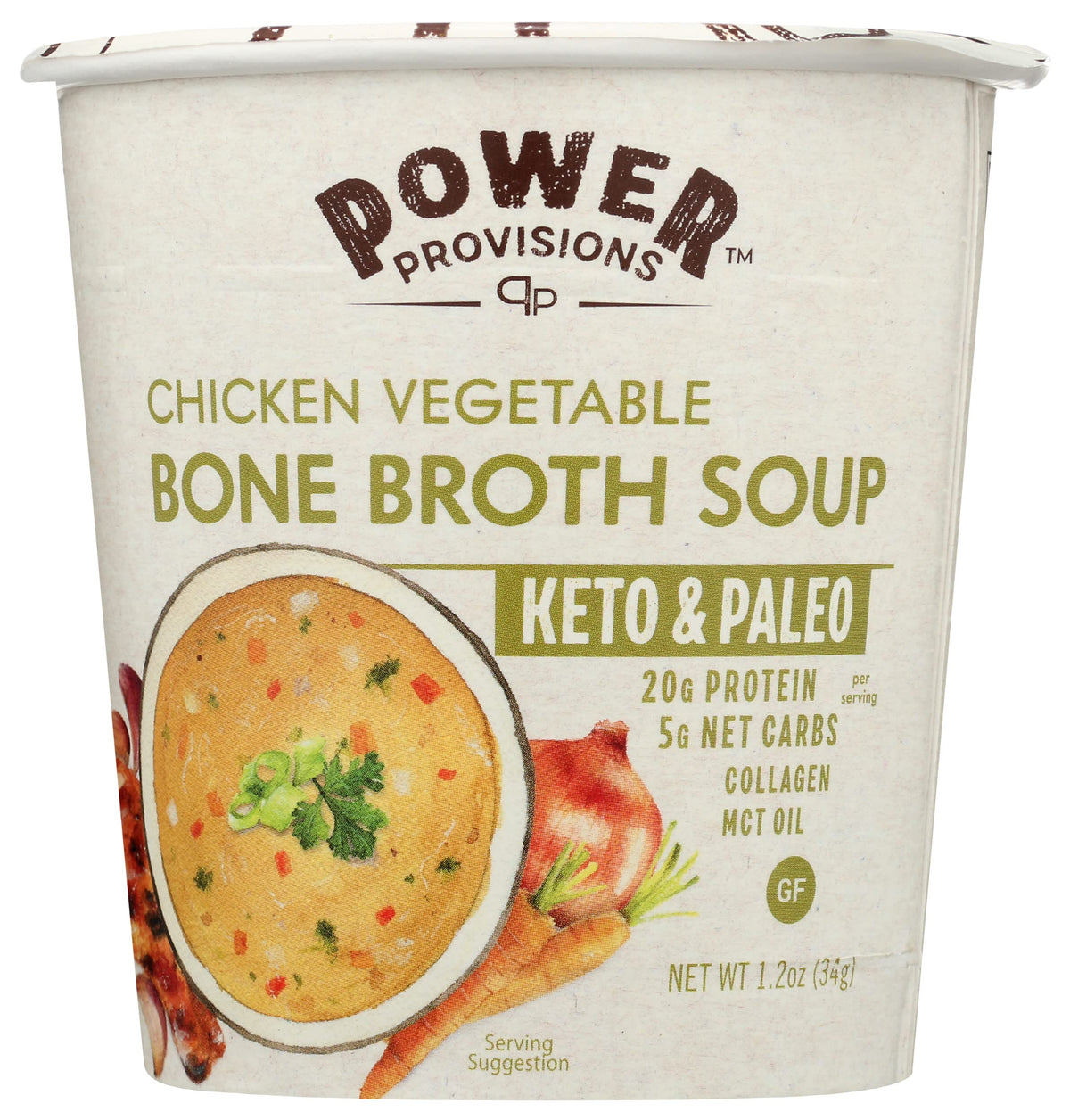 Chicken Vegetable Bone Broth Soup, 1.2 OZ K774