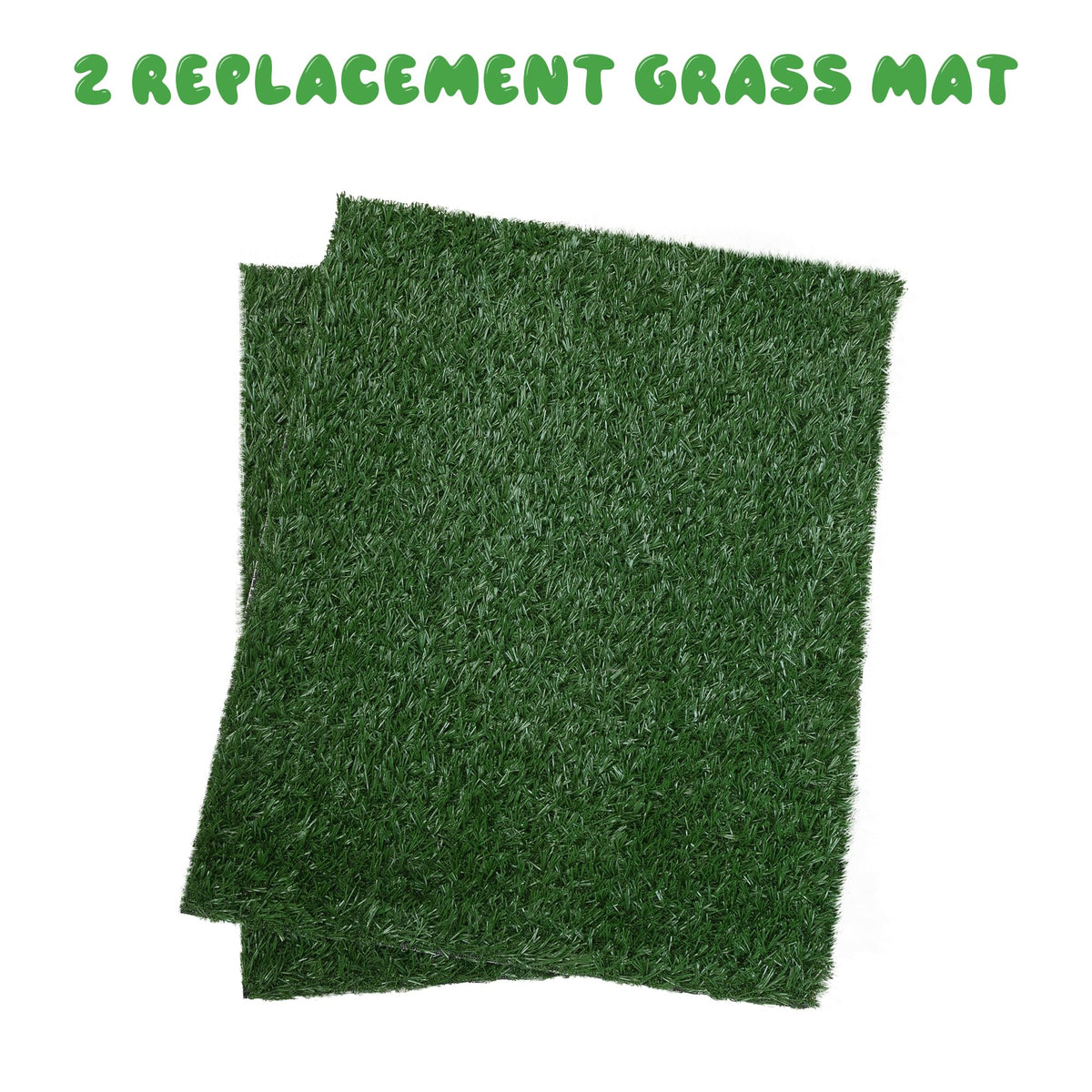 2 Packs Artificial Grass Patch 23" x 18" L253